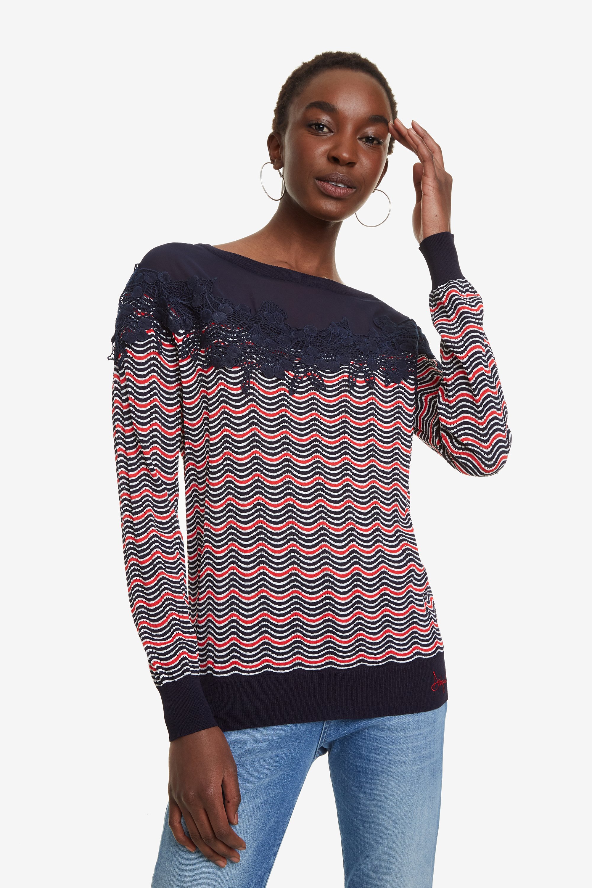 Desigual Jers Laura Damen Pullover