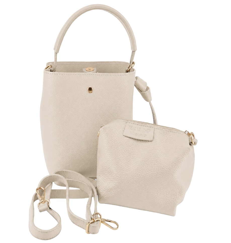 Elegante Henkel-Tasche mit Innentasche und Schultergurt