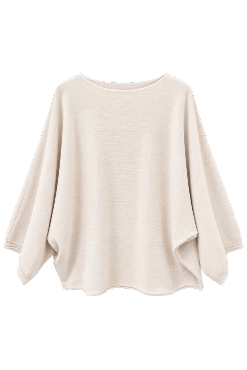 Oversized Feinstrickpullover mit Dolman Ärmeln