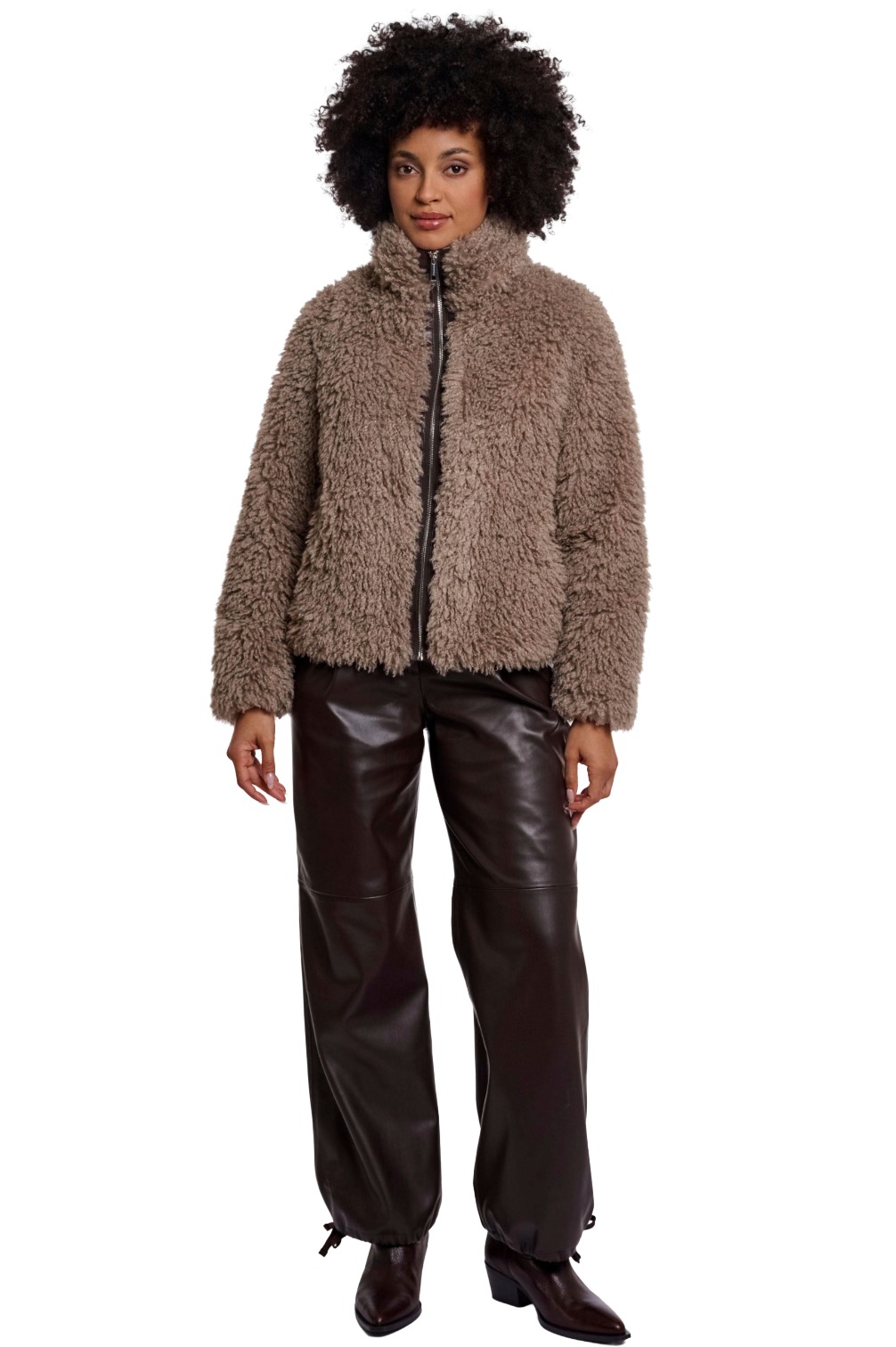 Rino & Pelle „Semma“ Teddyjacke mit hohem Kragen