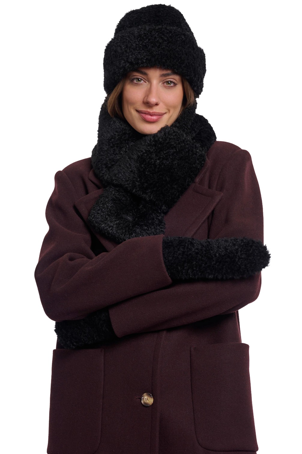 Rino & Pelle Obu Teddyschal – kuscheliger Damen Schal