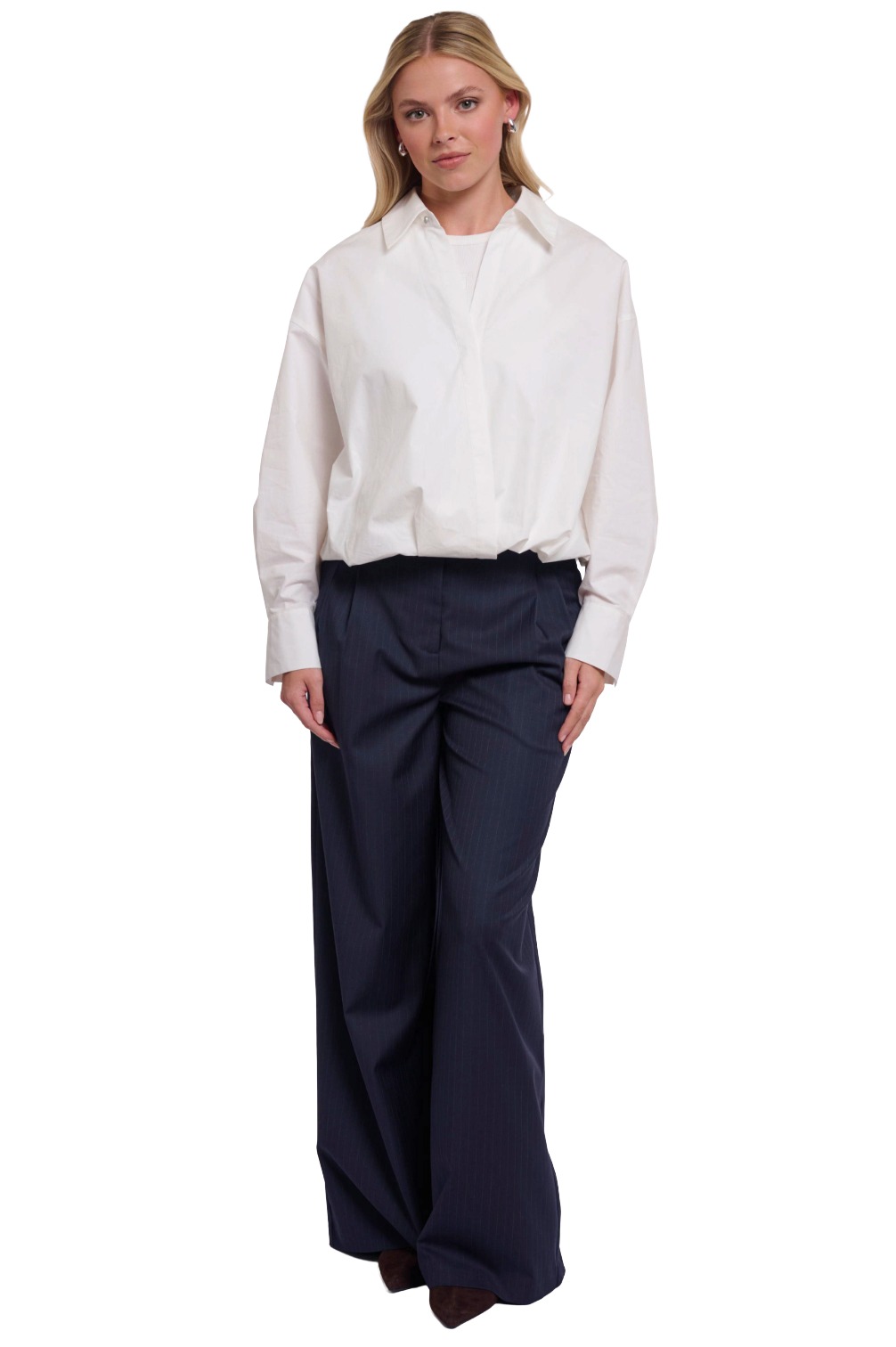 Rino & Pelle Nio Damen Bluse im Blouson-Schnitt
