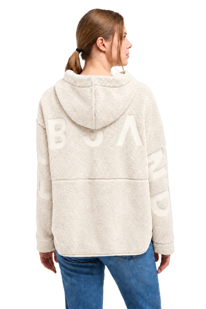 Elbsand Nelia Damen Teddy - Hoodie mit Logo-Details