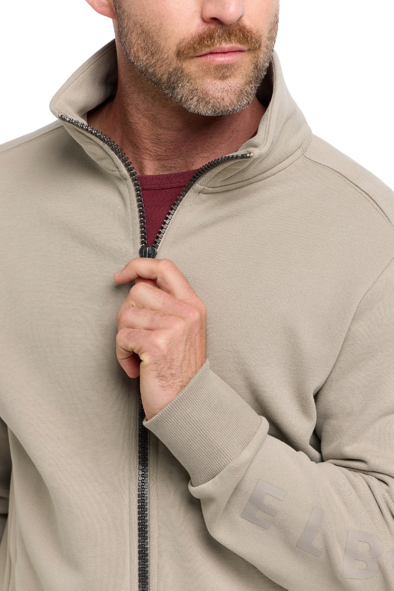 Elbsand Levin Herren Sweatjacke mit Stehkragen