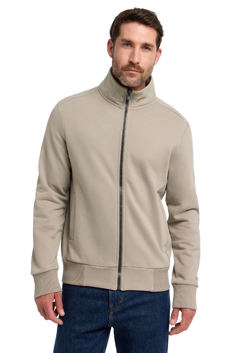 Elbsand Levin Herren Sweatjacke mit Stehkragen