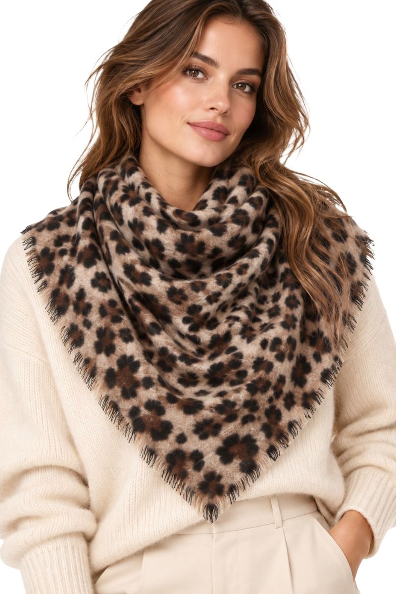 Animal-Print Schal „Wild Leo“