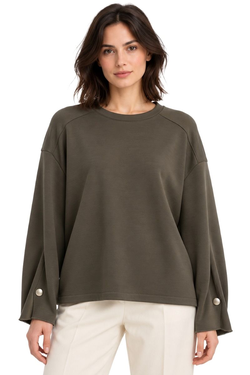Skuba Sweatshirt mit Knopf am Ärmel