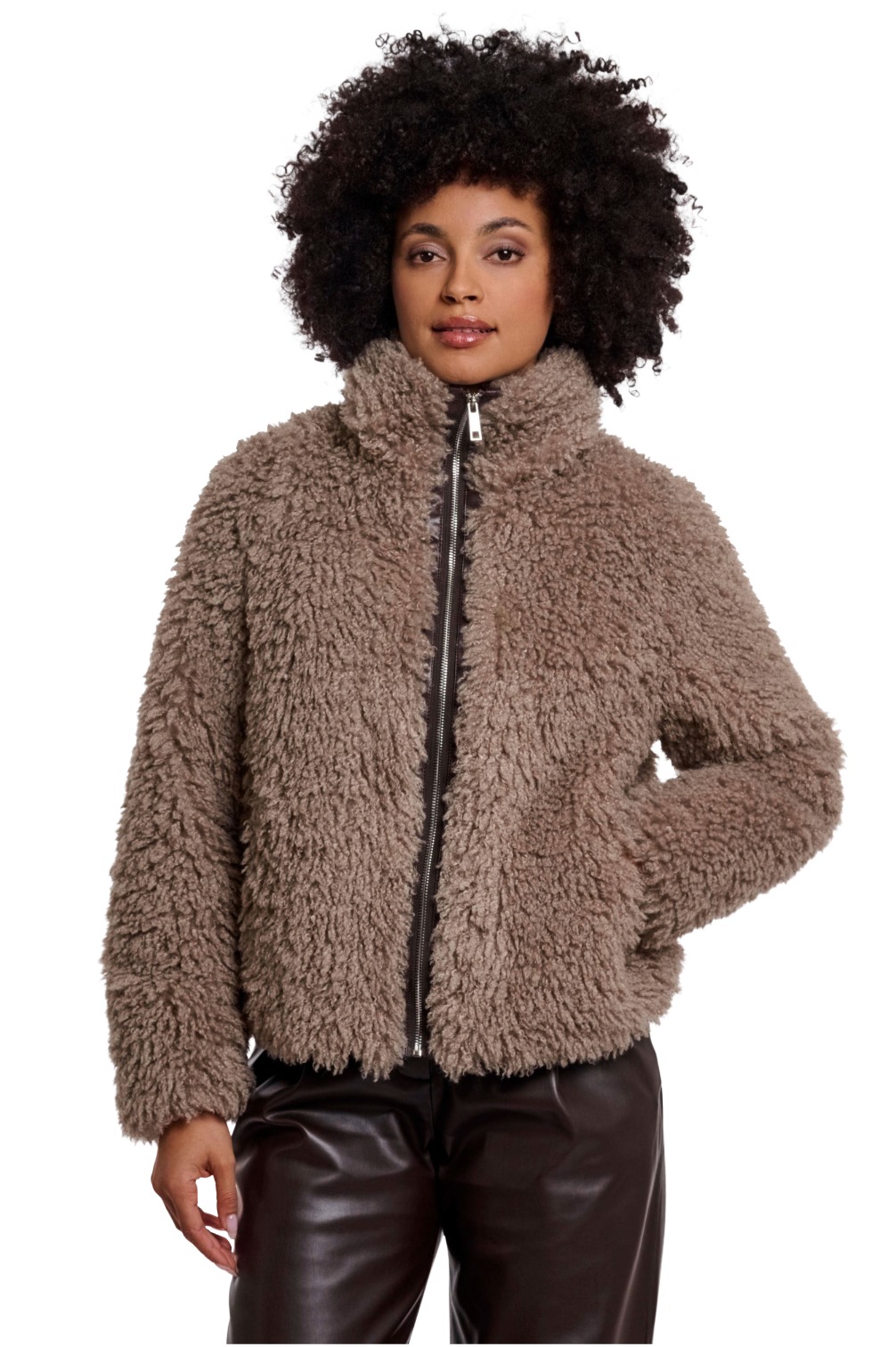 Rino & Pelle „Semma“ Teddyjacke mit hohem Kragen