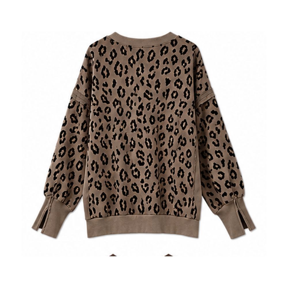 Sweater Leo mit seitlichen kurzen Schlitzen