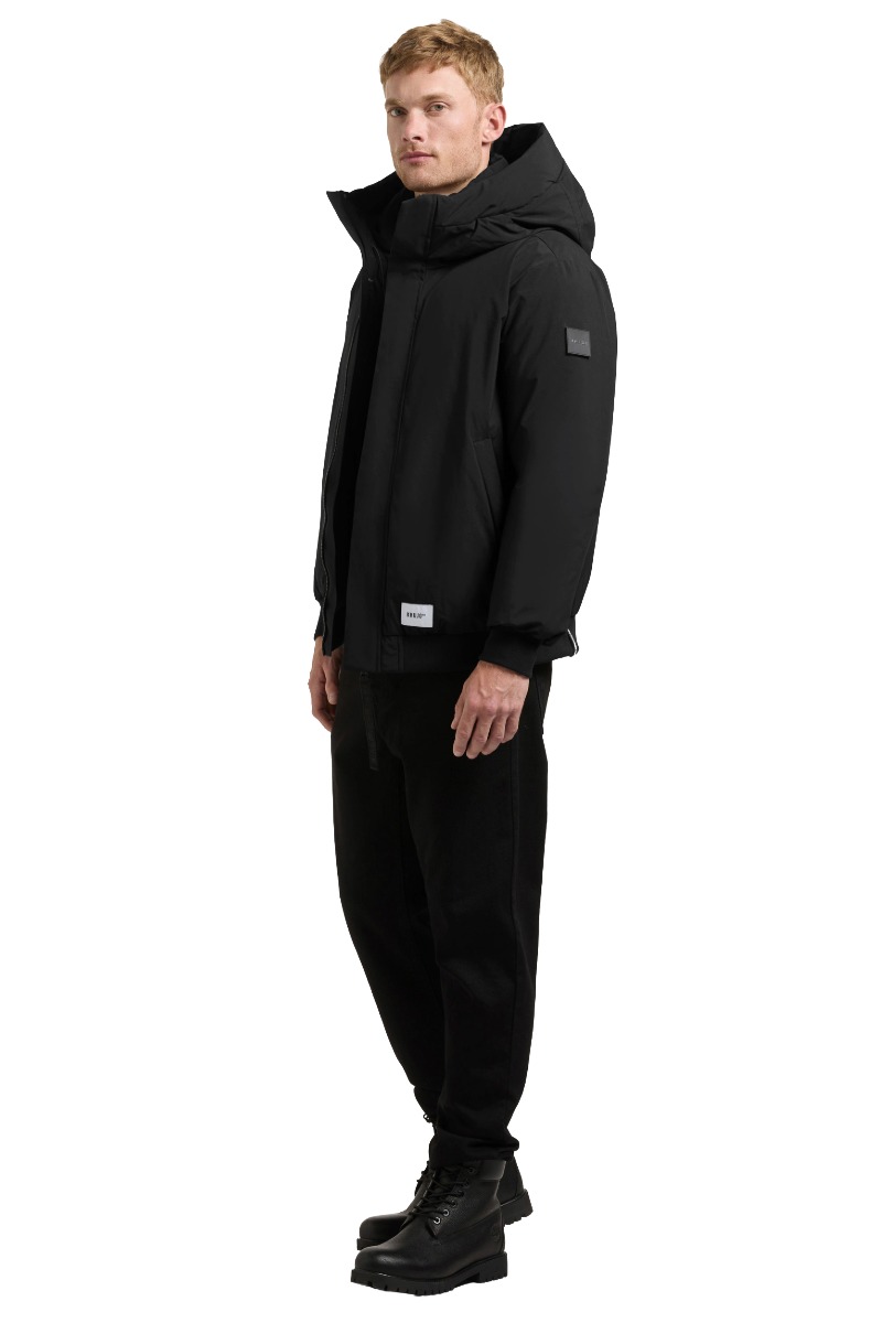 Khujo BENSON Herren Winterjacke im Blouson-Stil mit Kapuze