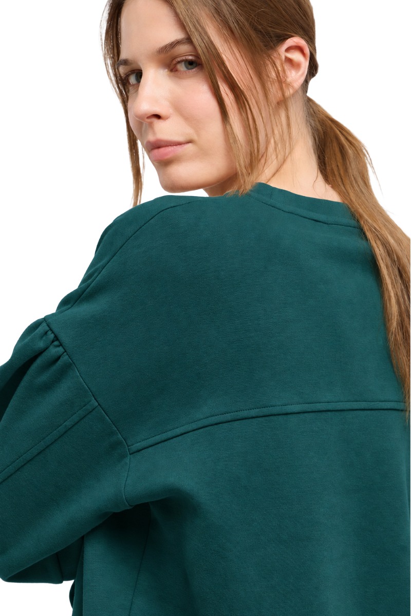 Elbsand Qivi Sweater Damen Sweatshirt mit Ballonärmeln