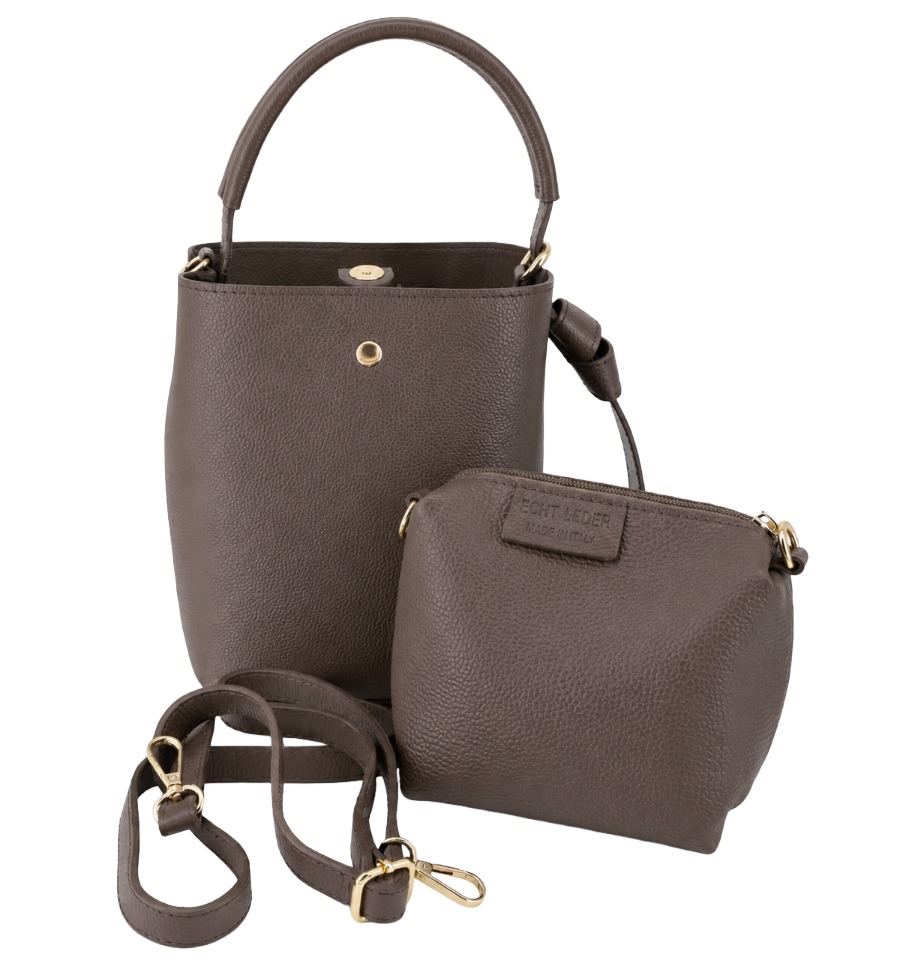 Elegante Henkel-Tasche mit Innentasche und Schultergurt