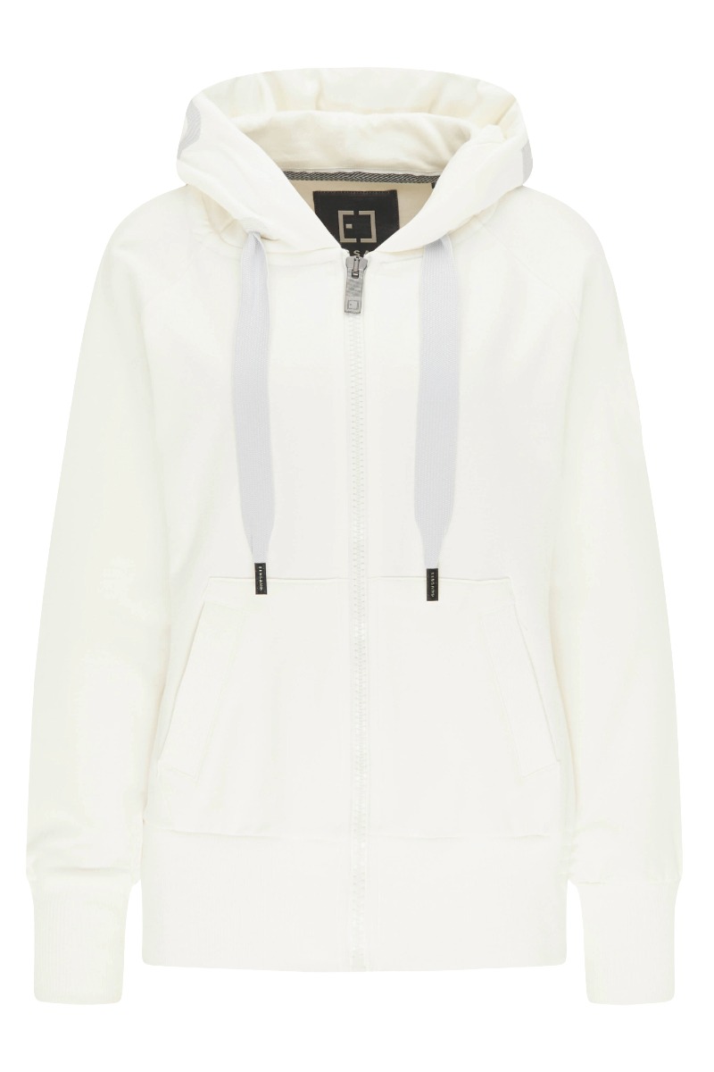 Elbsand Kelda Sweatjacke mit Kapuze & Logo-Stickerei