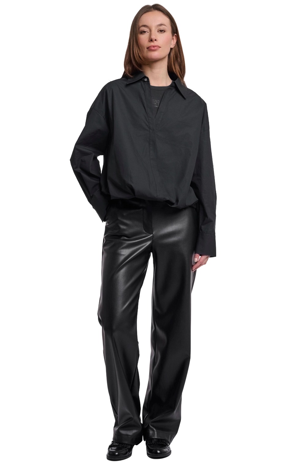 Rino & Pelle Nio Damen Bluse im Blouson-Schnitt
