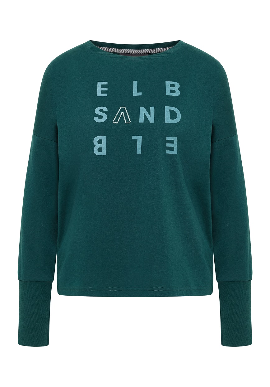 Elbsand Ingiara Damen Langarmshirt mit Logo-Print