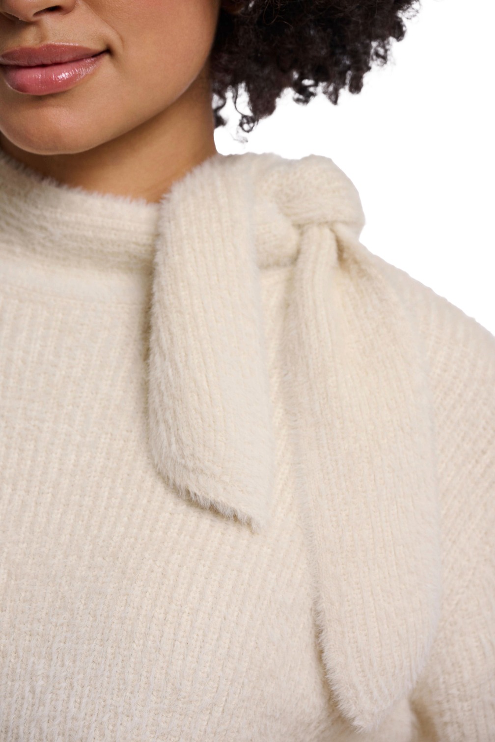 Rino & Pelle „Griselda“ Damen Pullover mit Schleifenkragen