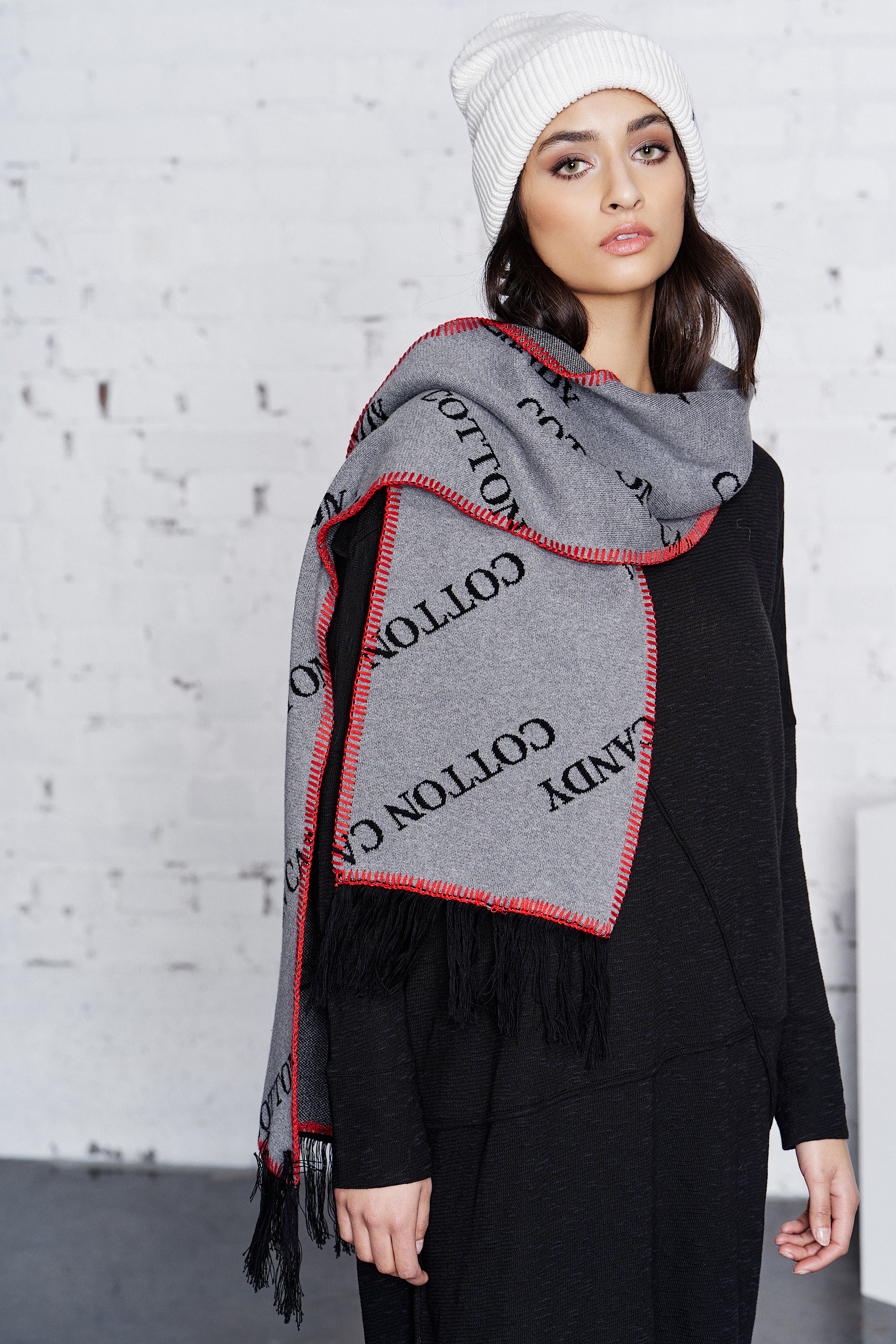 Cotton Candy Lamia SC-01 Damen Schal Logo