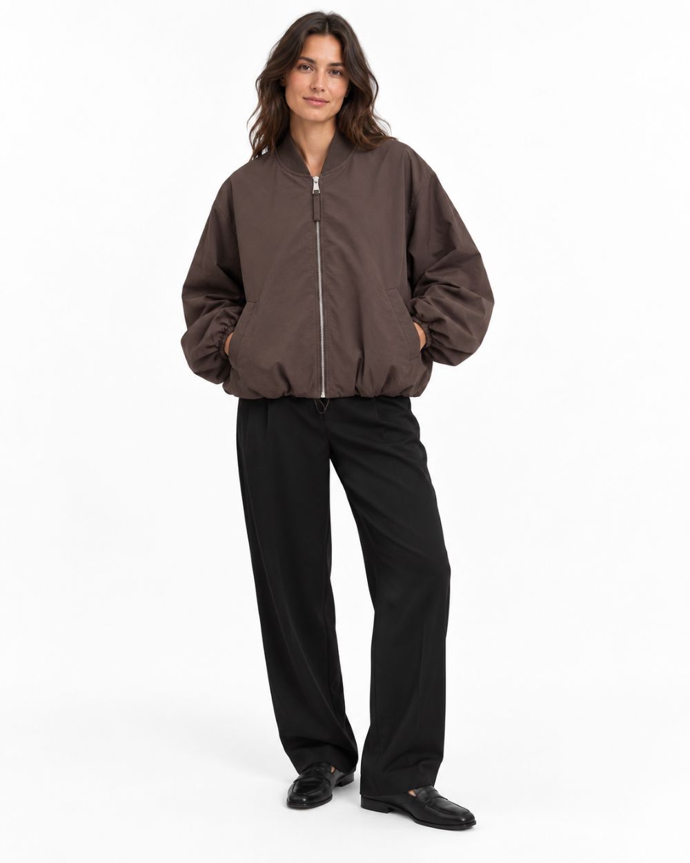 Blousonjacke mit seitlichen Taschen