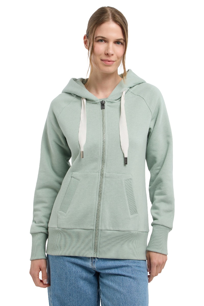 ELBSAND Kelina Kapuzen-Sweat- Jacke mit Logo-Stickerei