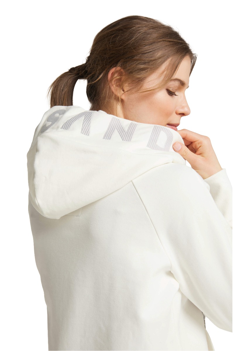 Elbsand Kelda Sweatjacke mit Kapuze & Logo-Stickerei