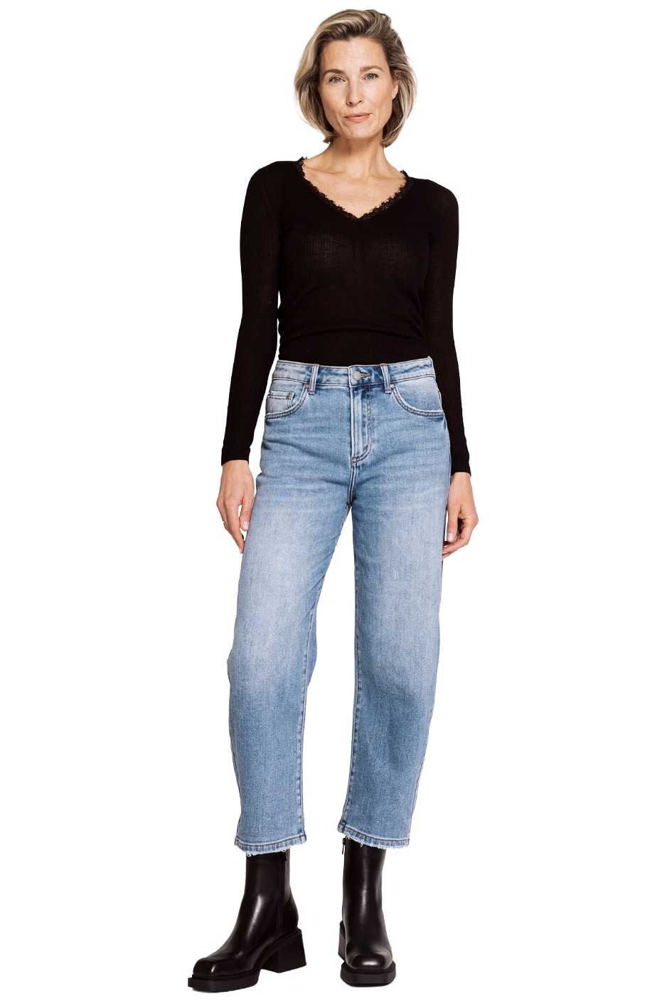 Zhrill Jeans Iza D007-W7099 Relaxed Barrel Fit