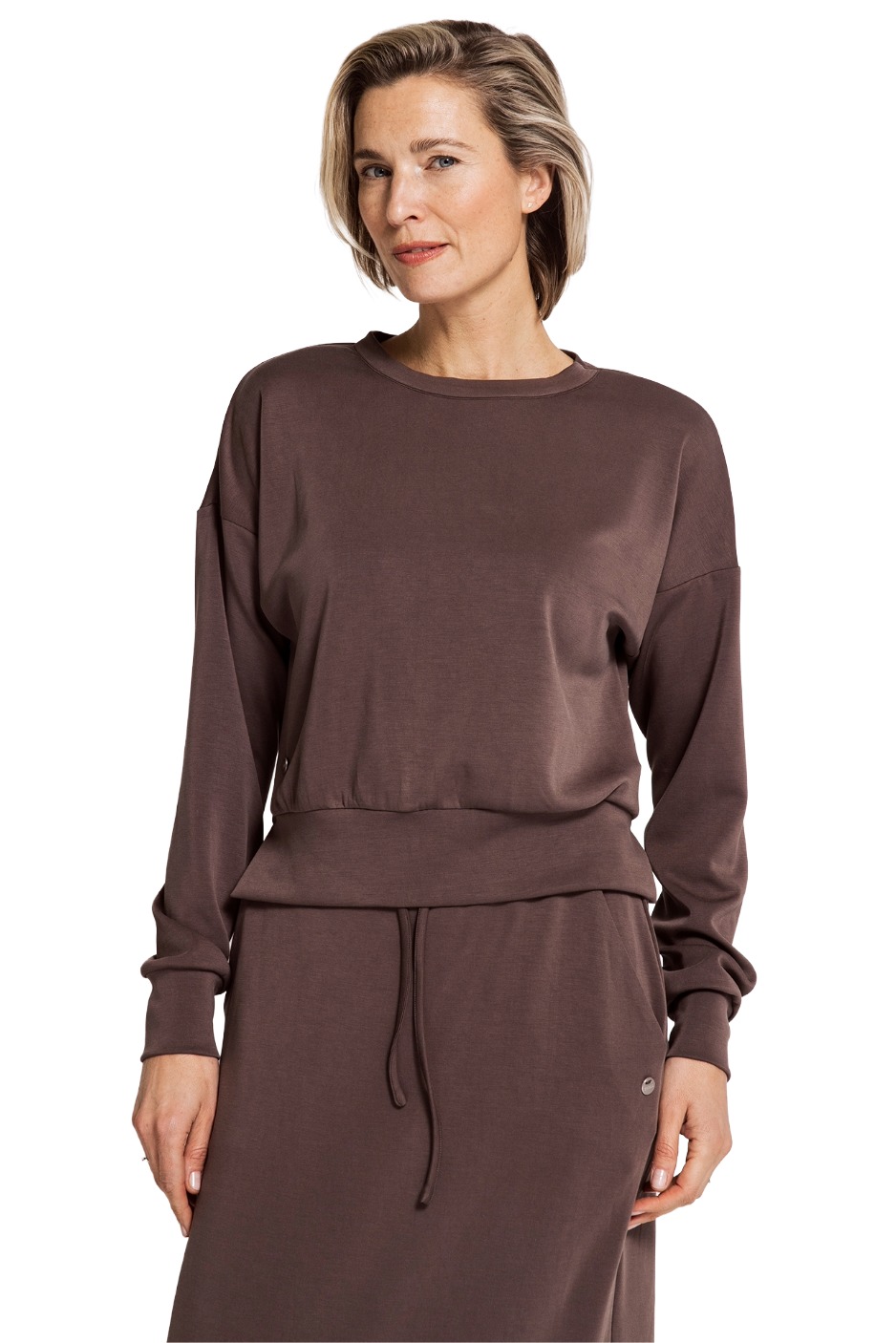 Zhrill Lilivati Damen Sweatshirt mit breitem Bund