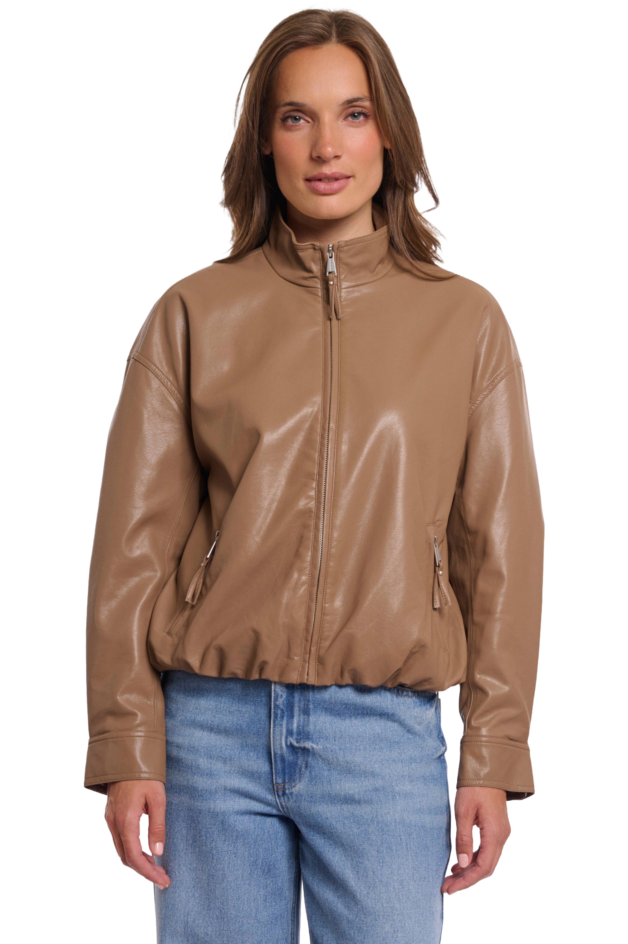 Rino & Pelle Shay Damen Kunstleder Blouson Jacke