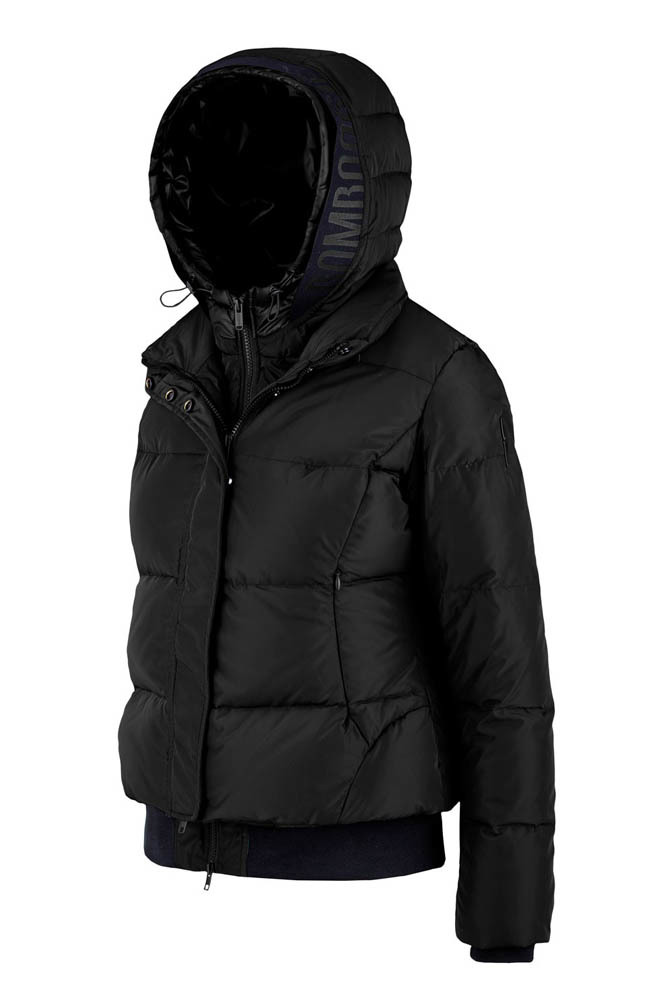 Bomboogie JW 5927 T MNQ 90 Damen Daunenjacke mit Logosaum